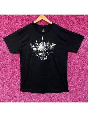 Ripple Junction American Nightmare Cody Rhodes Blue Tonal Fire T-Shirt Large